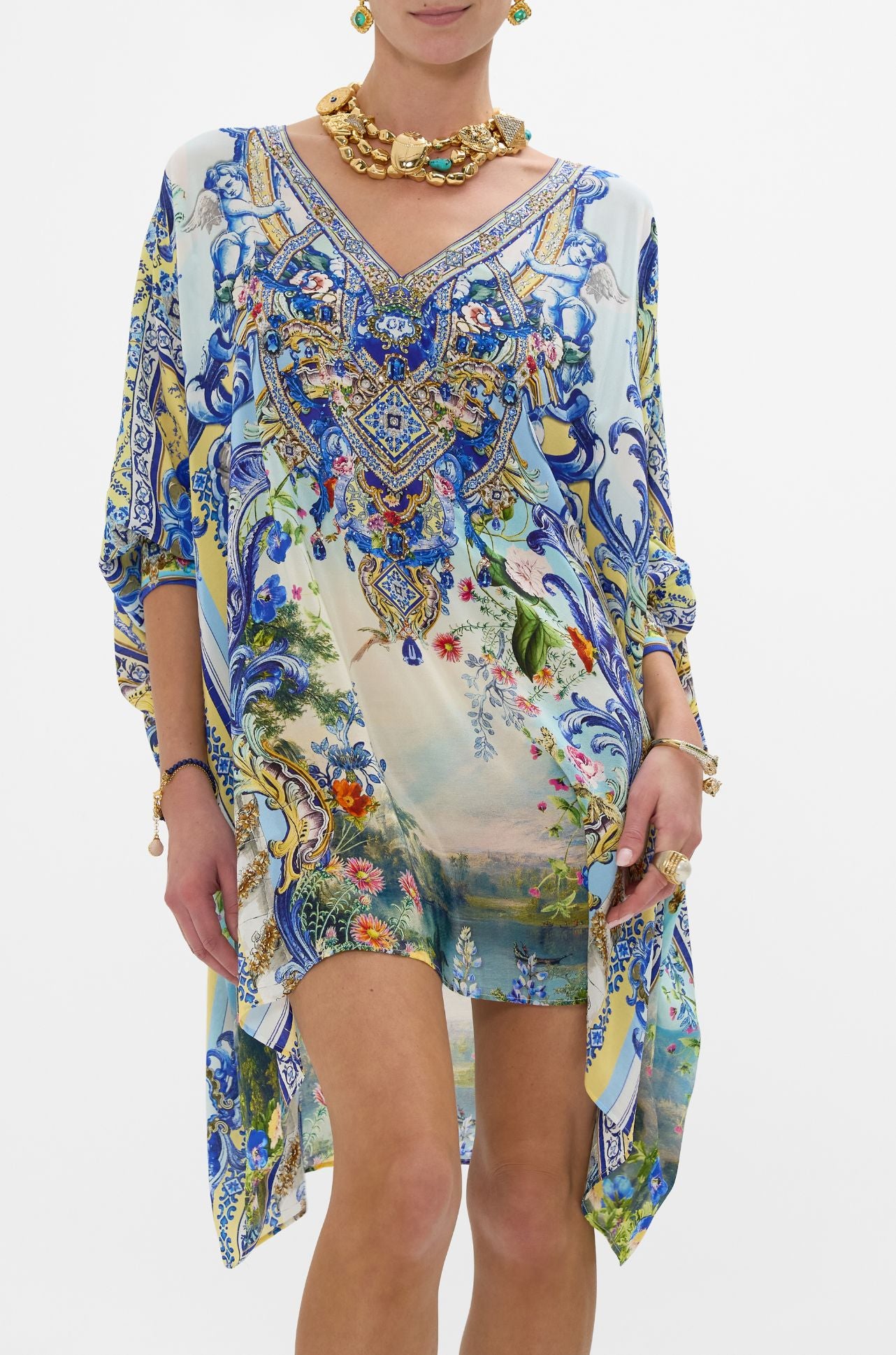 Camilla - Wall To Wall Wonders Short Kaftan with Cuff
