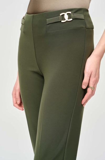 Joseph Ribkoff - Bonded Silk Straight-Leg Pants