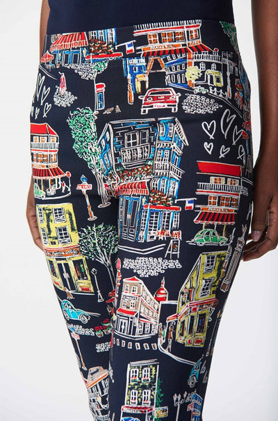 Joseph Ribkoff - Scenery Print Millennium Pull-On Pants