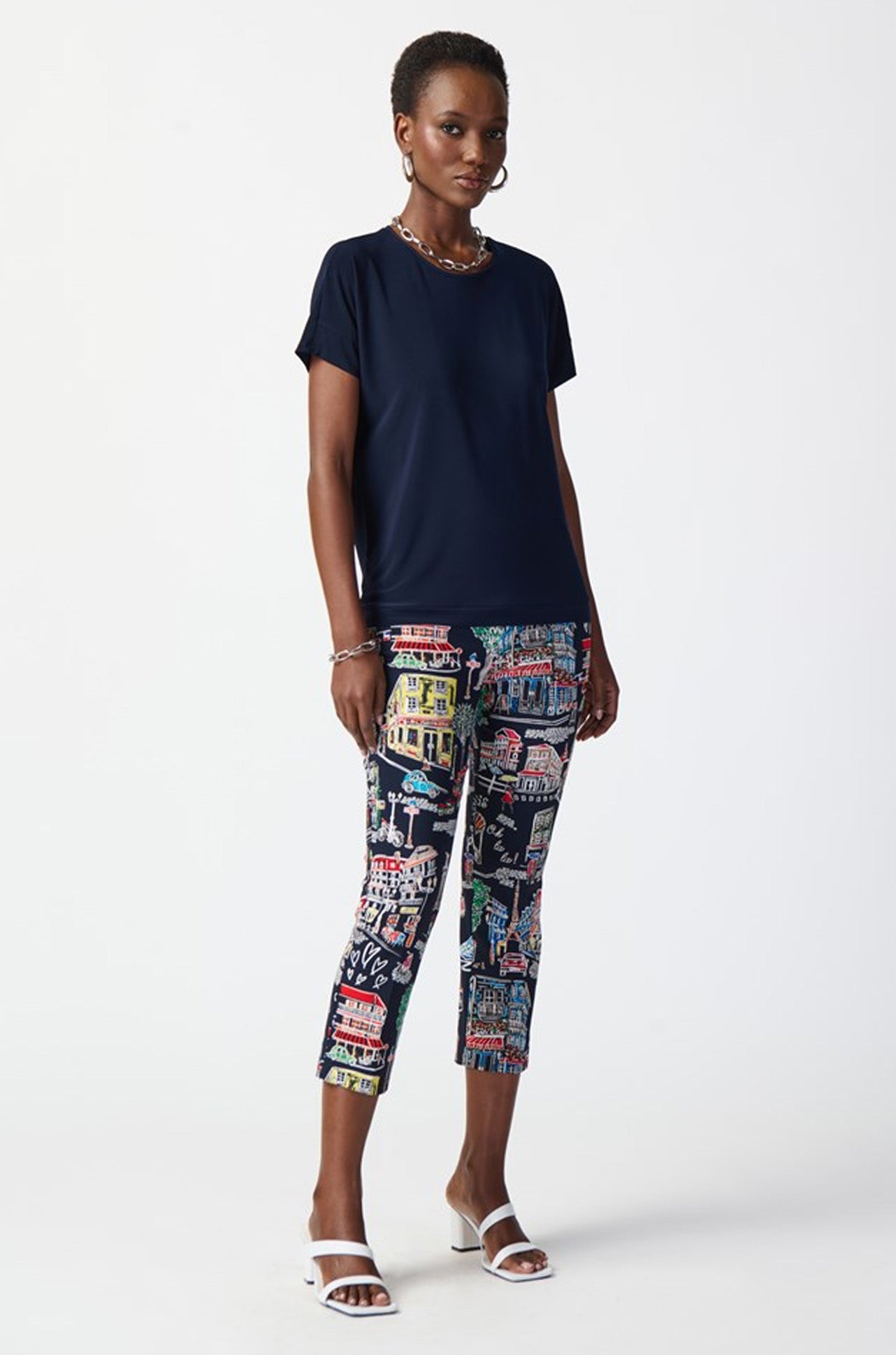 Joseph Ribkoff - Scenery Print Millennium Pull-On Pants