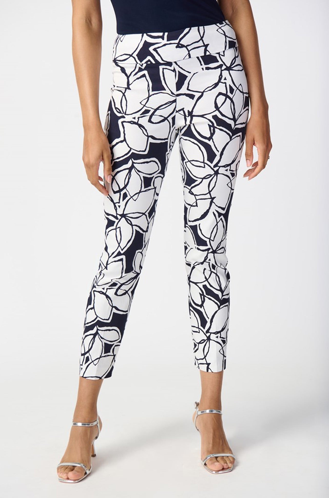 Joseph Ribkoff - Leaf Print Millennium Pull-On Pants