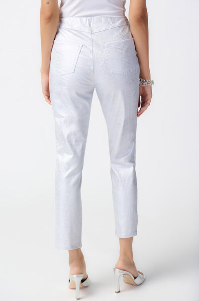 Joseph Ribkoff - Metallic Animal Print Pull-On Pants