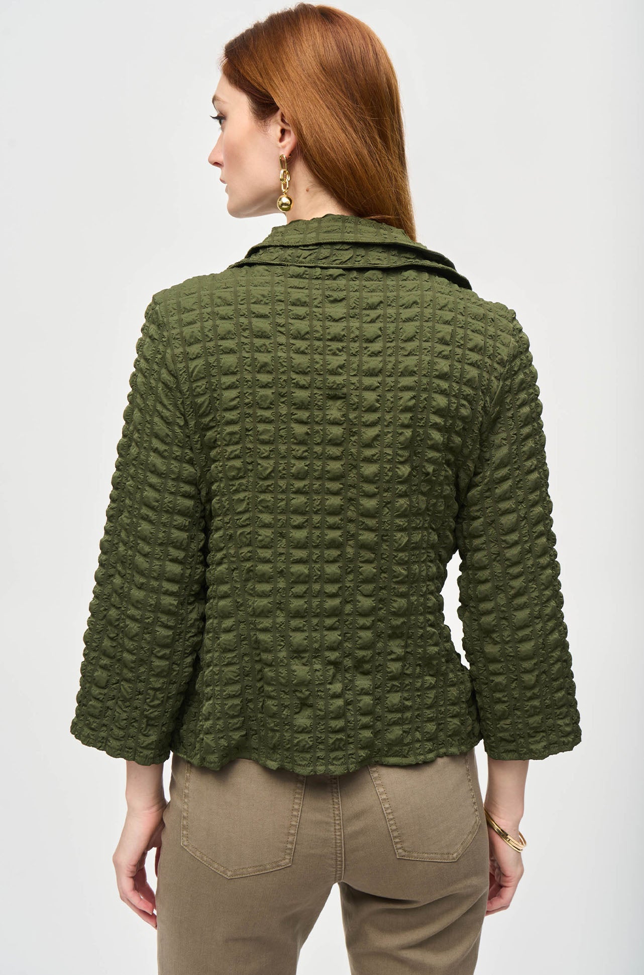 Joseph Ribkoff - Bubble Woven Cropped Jacket