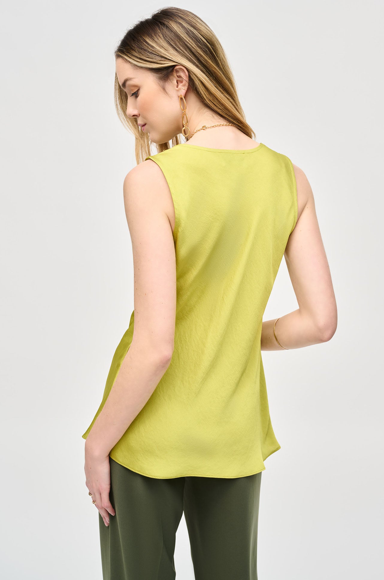 Joseph Ribkoff - Satin Straight Sleeveless Top