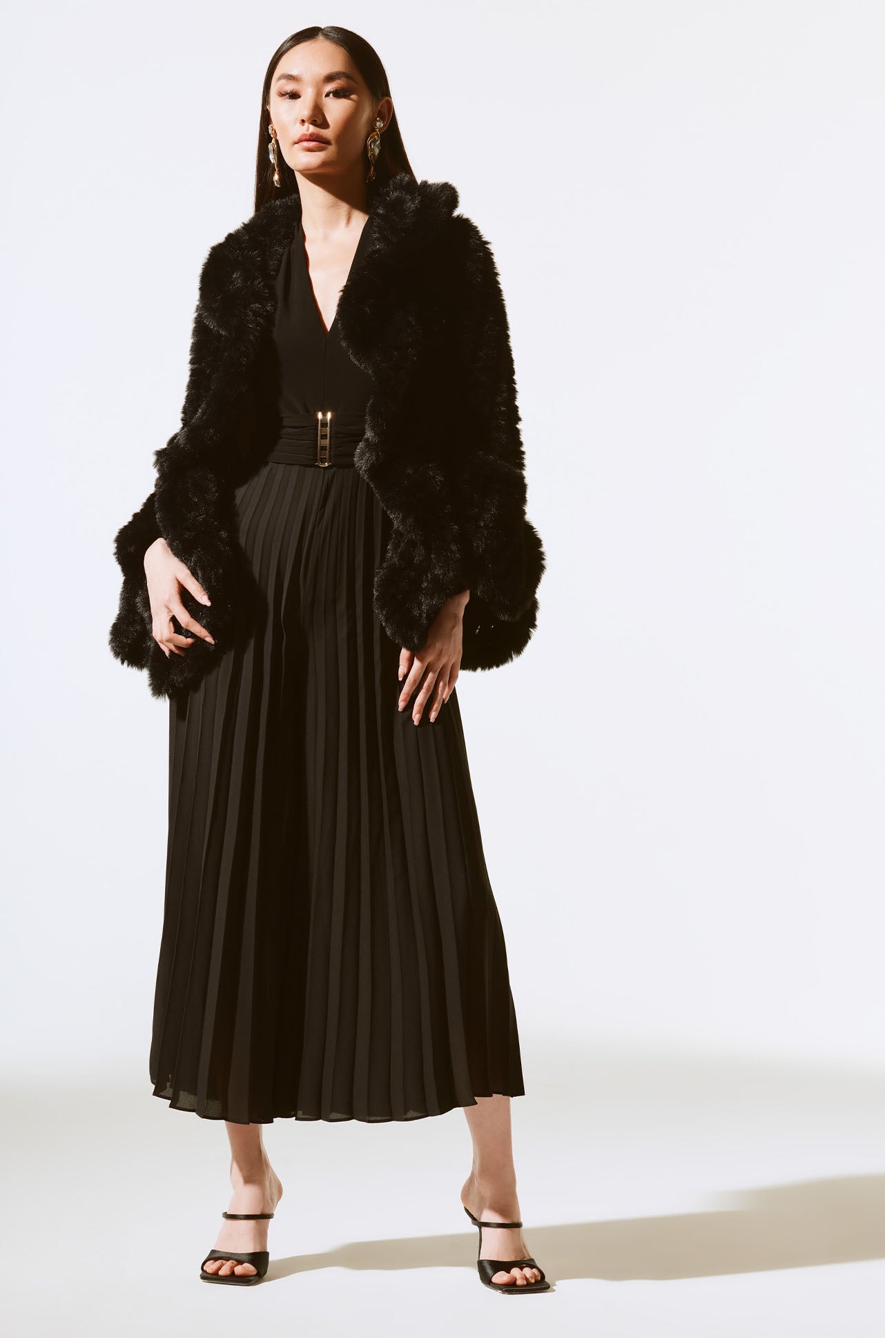 Joseph Ribkoff - Faux Fur Cover-Up