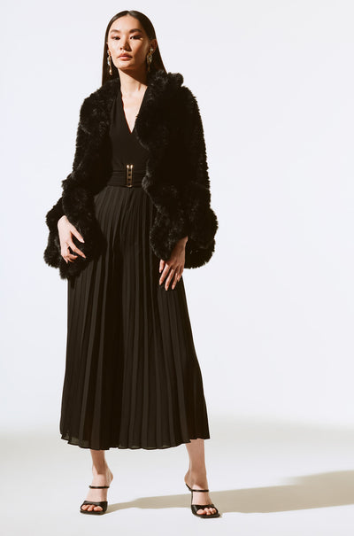 Joseph Ribkoff - Faux Fur Cover-Up
