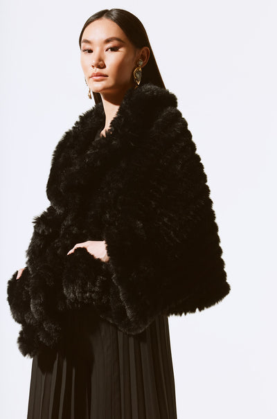 Joseph Ribkoff - Faux Fur Cover-Up