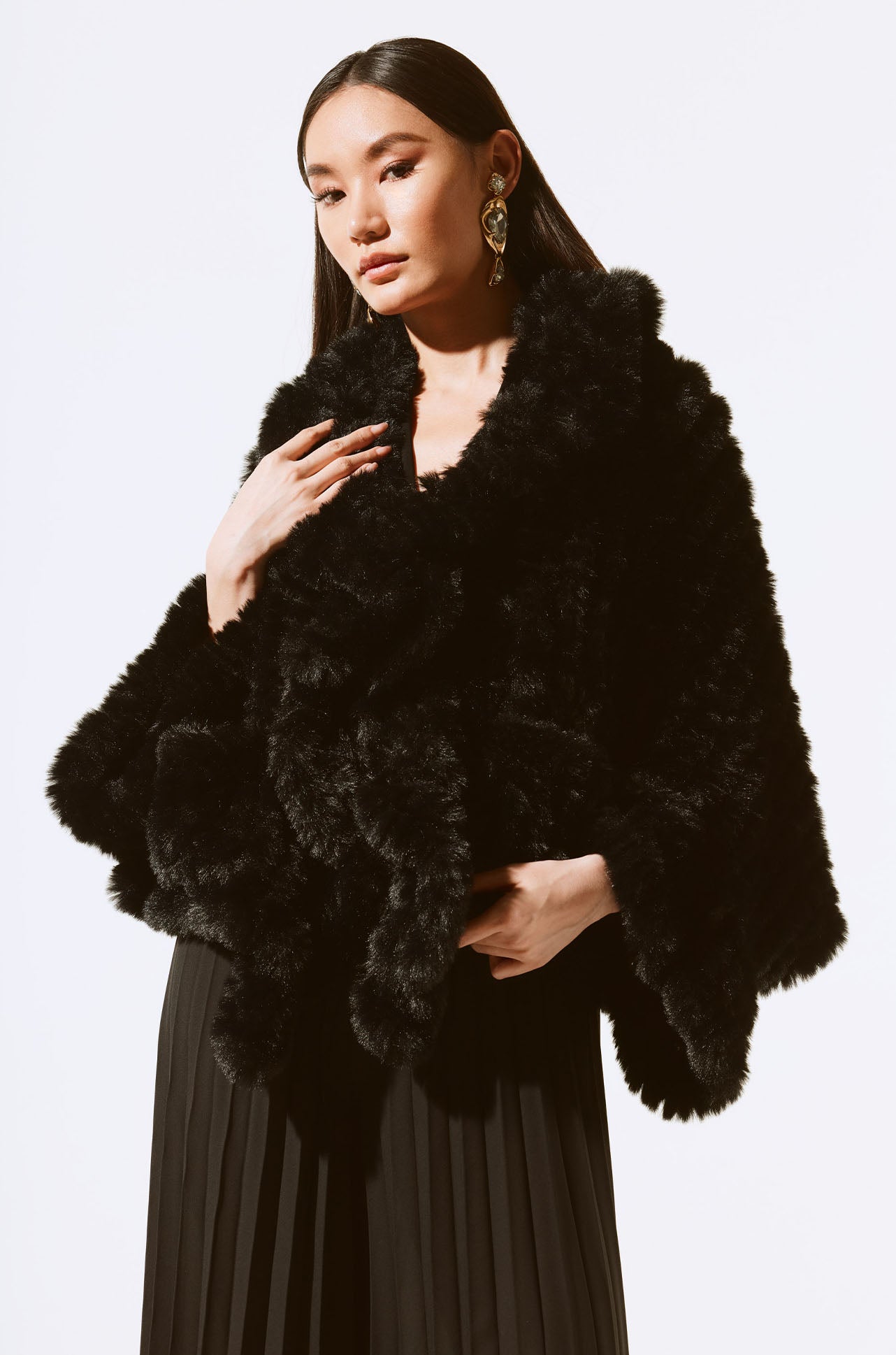Joseph Ribkoff - Faux Fur Cover-Up