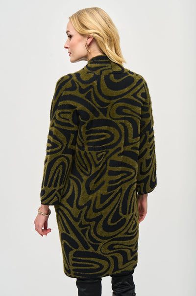 Joseph Ribkoff - Embossed Jacquard Knit Cover Up