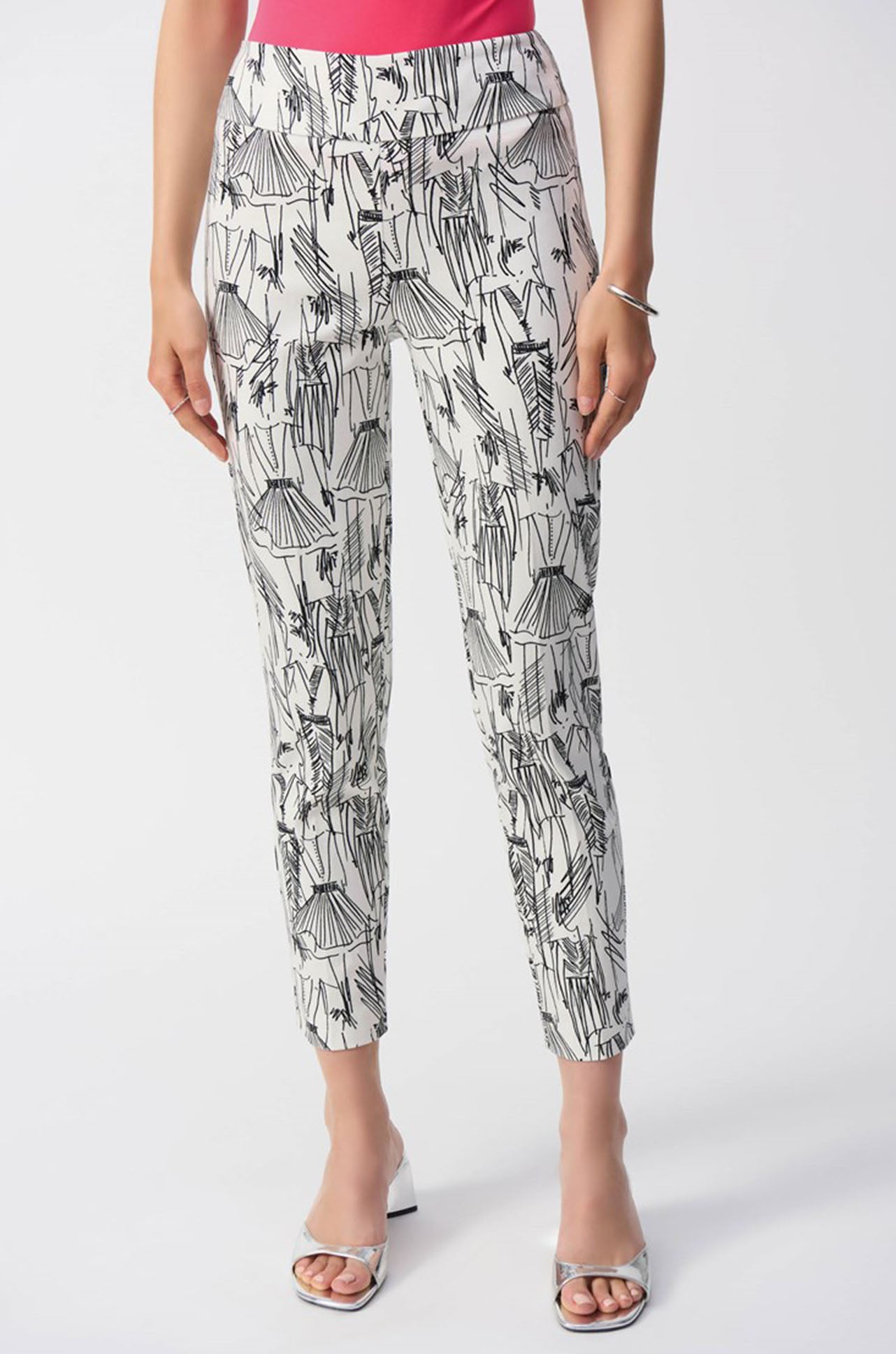 Joseph Ribkoff - Millennium Conversational Print Slim Fit Pants