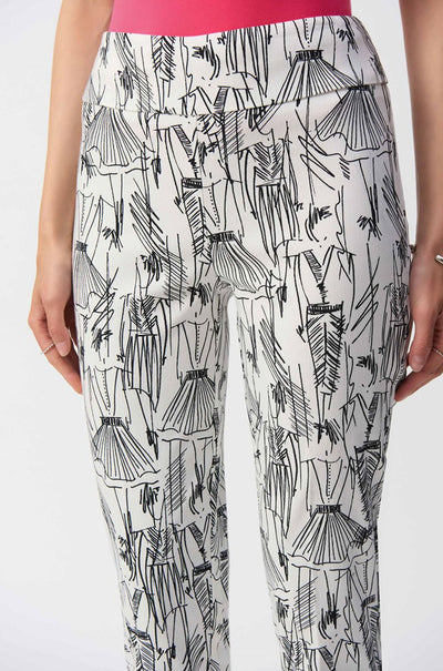 Joseph Ribkoff - Millennium Conversational Print Slim Fit Pants