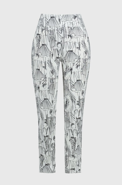 Joseph Ribkoff - Millennium Conversational Print Slim Fit Pants
