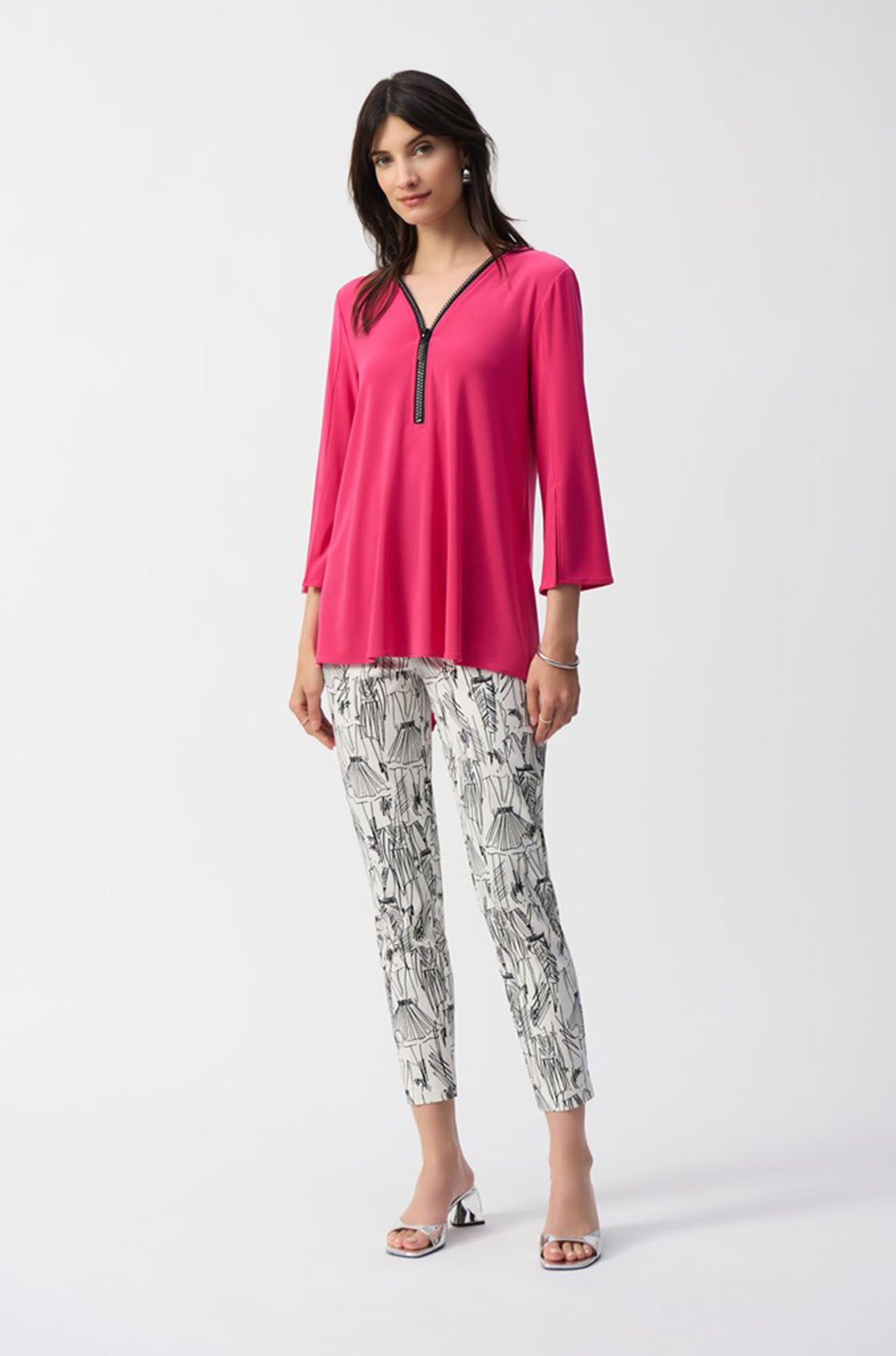 Joseph Ribkoff - Millennium Conversational Print Slim Fit Pants