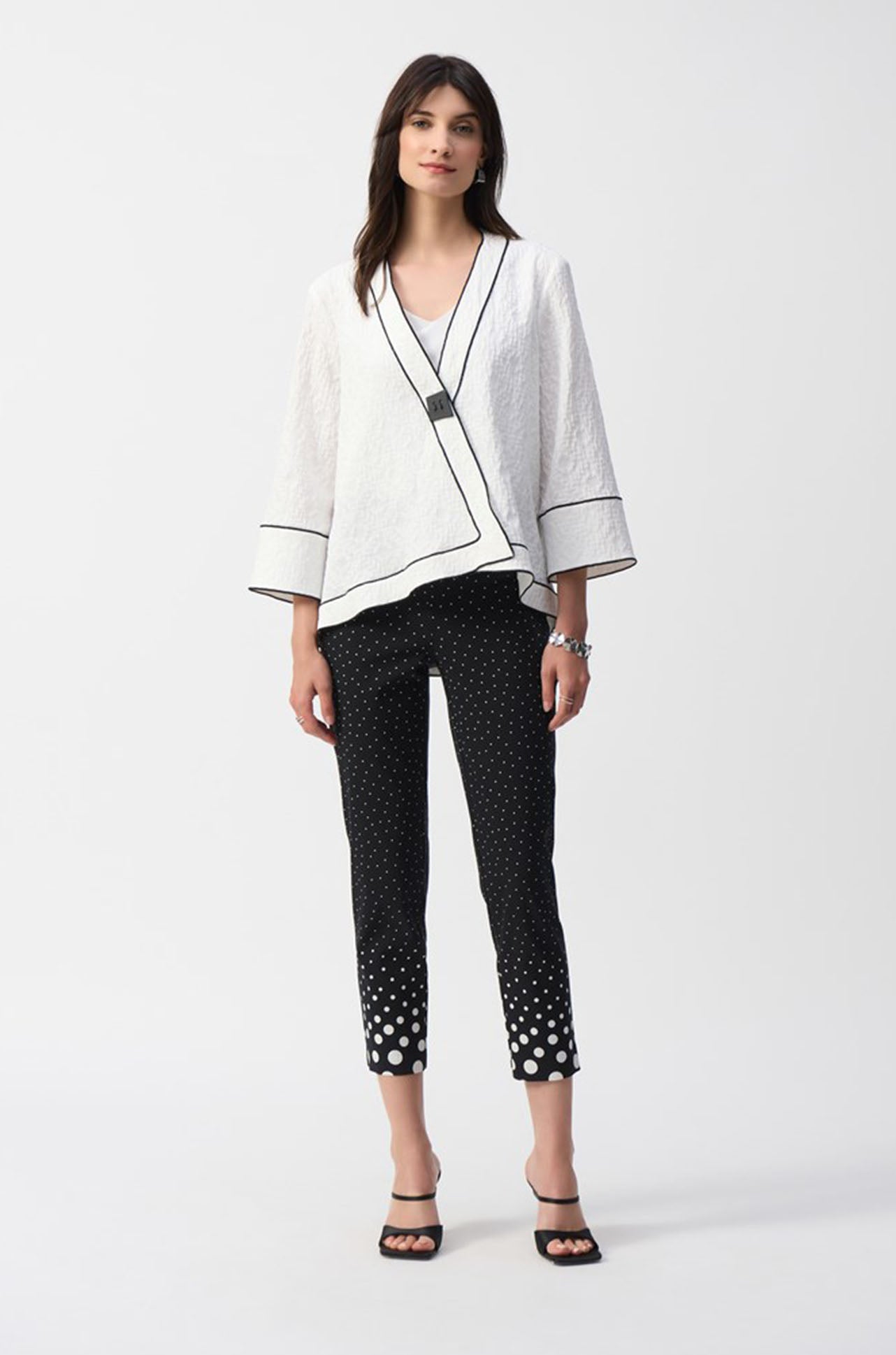 Joseph Ribkoff - Jacquard Woven Swing Jacket