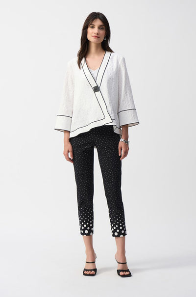 Joseph Ribkoff - Jacquard Woven Swing Jacket