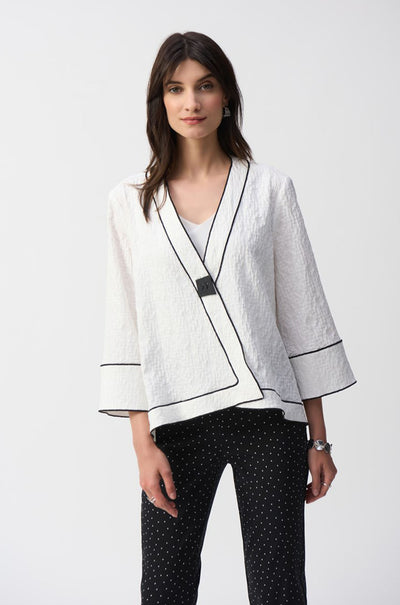 Joseph Ribkoff - Jacquard Woven Swing Jacket