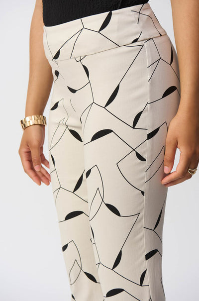 Joseph Ribkoff - Millennium Geometric Print Straight Pants
