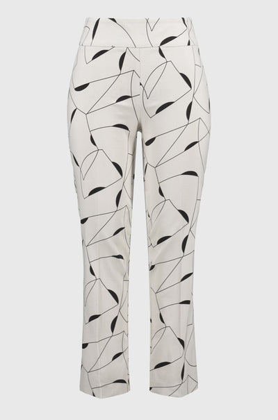 Joseph Ribkoff - Millennium Geometric Print Straight Pants