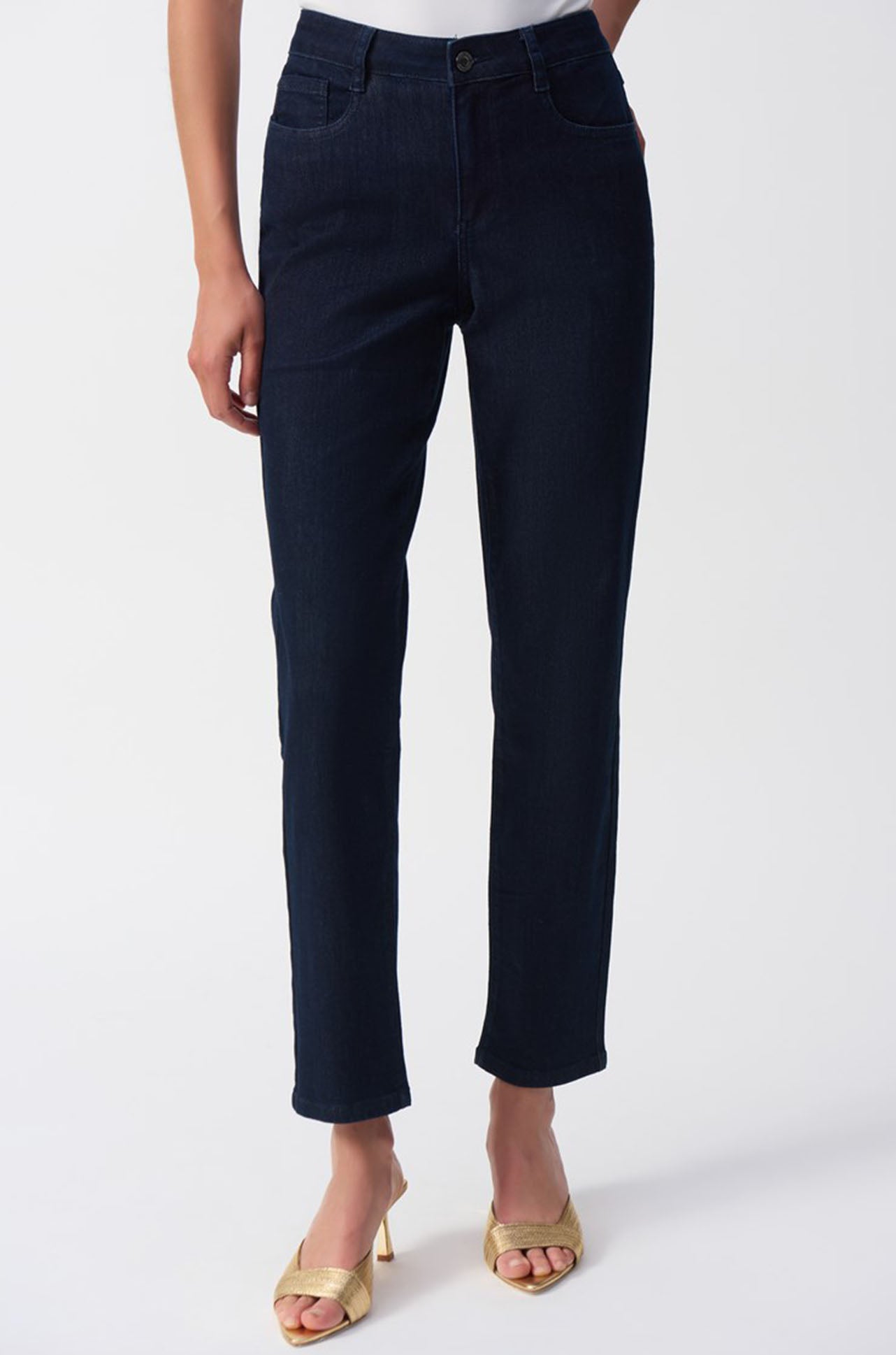 Joseph Ribkoff - Gia Classic Slim Fit Stretch Jeans in Dark Blue