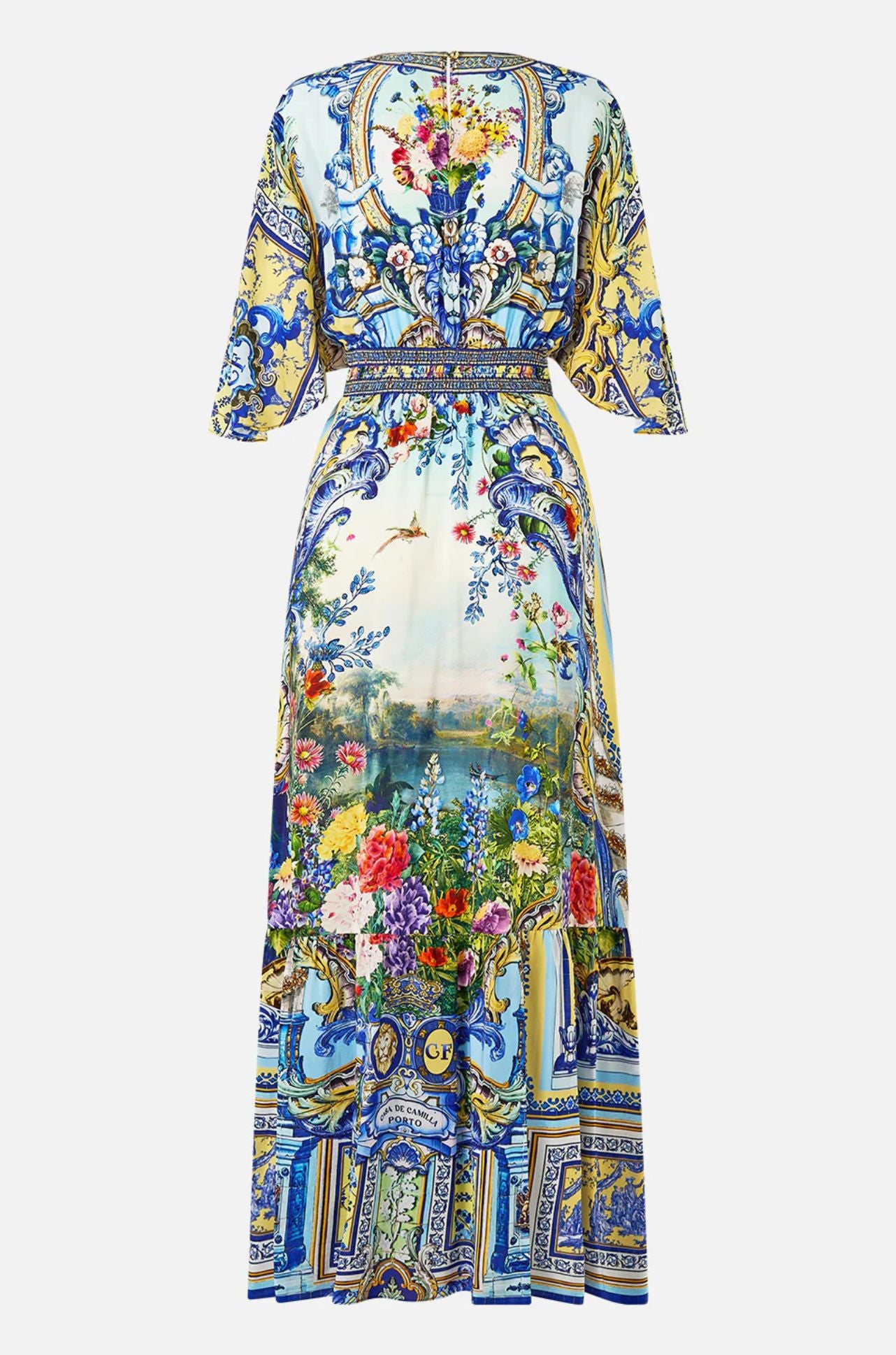 Camilla - Wall To Wall Wonders Waisted Dress with Hem Ruffle
