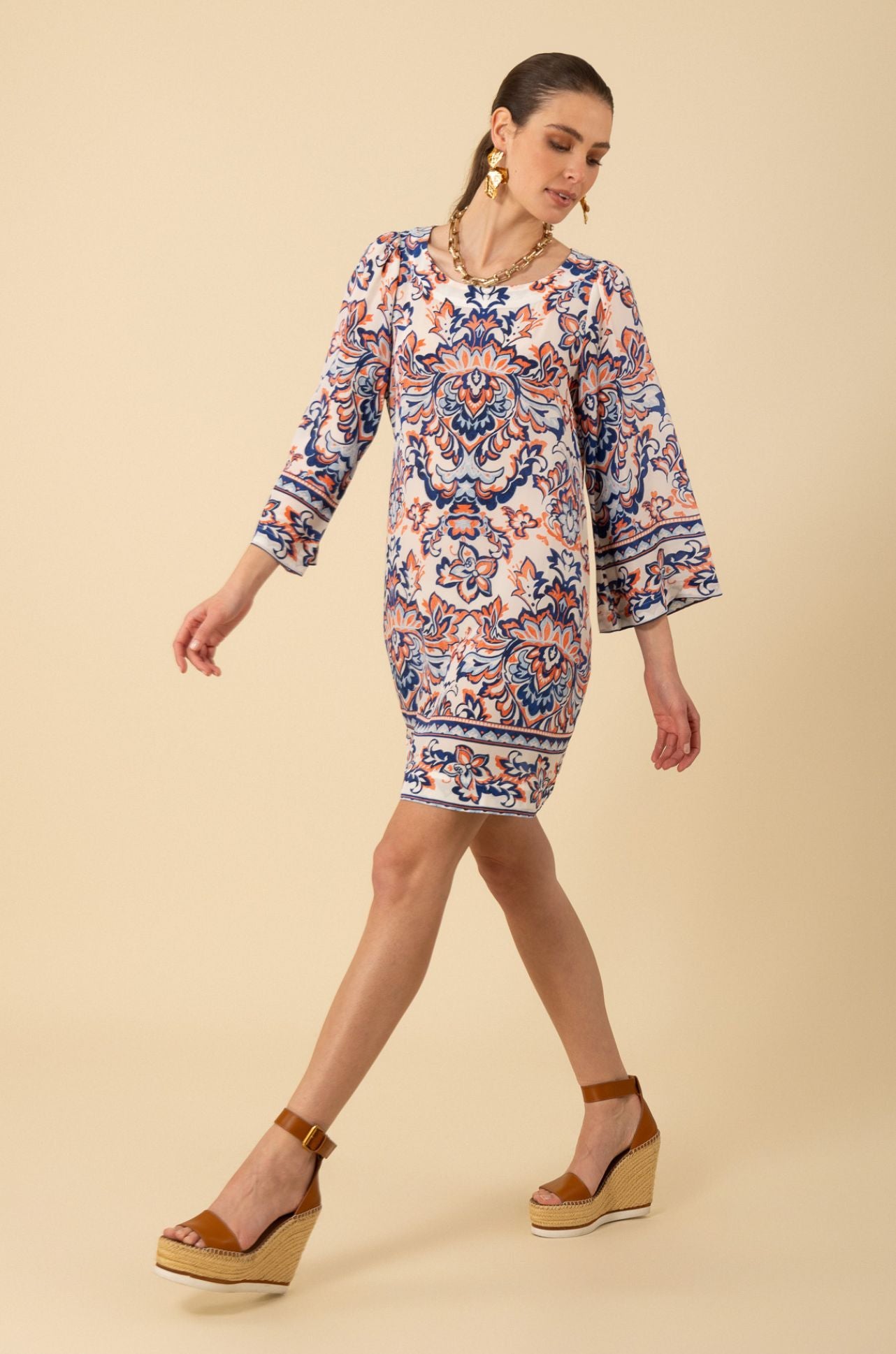 Hale Bob - Flora Boat Neck Dress