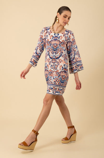 Hale Bob - Flora Boat Neck Dress