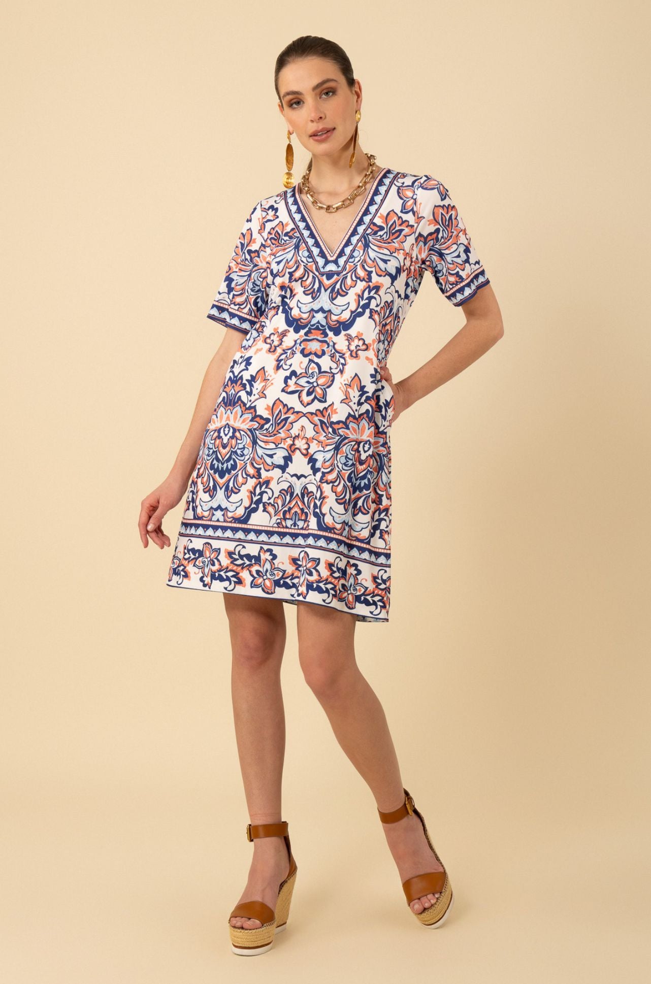 Hale Bob - Bethany V-Neck Dress