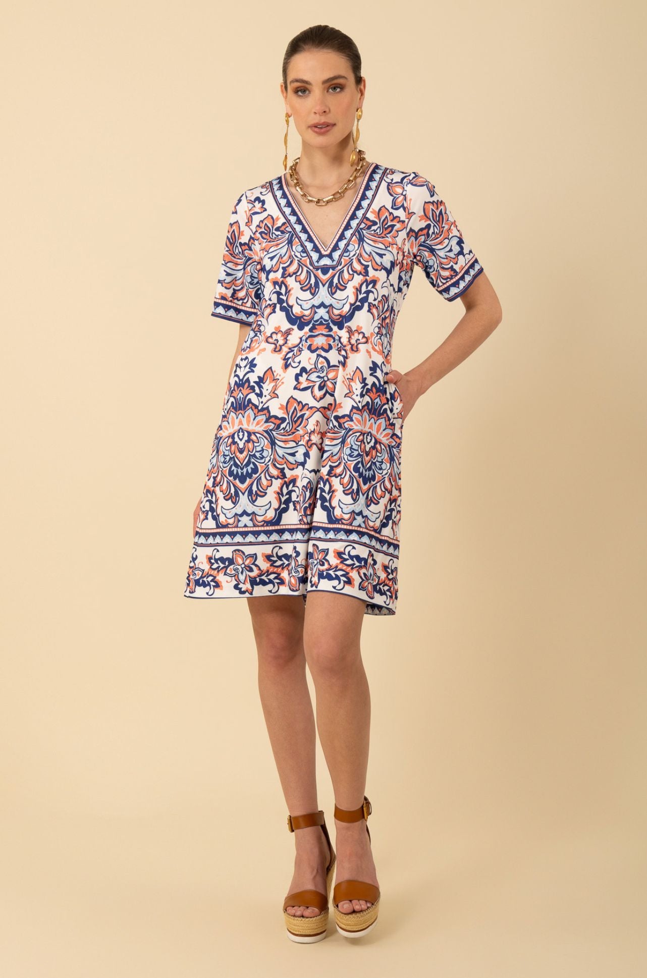 Hale Bob - Bethany V-Neck Dress