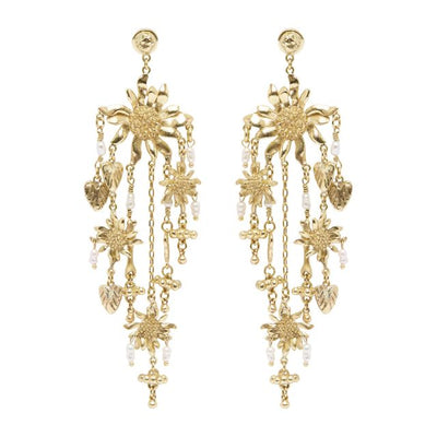 Alèmais - Tesori Flower Chandelier Earrings