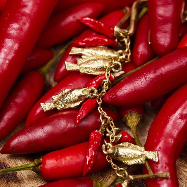 Alèmais - Tesori Chilli & Fish Drop Earrings