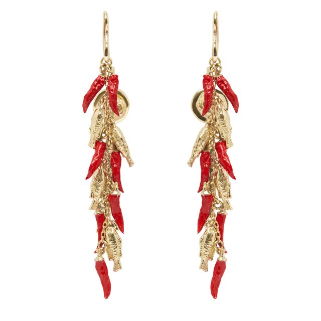 Alèmais - Tesori Chilli & Fish Drop Earrings