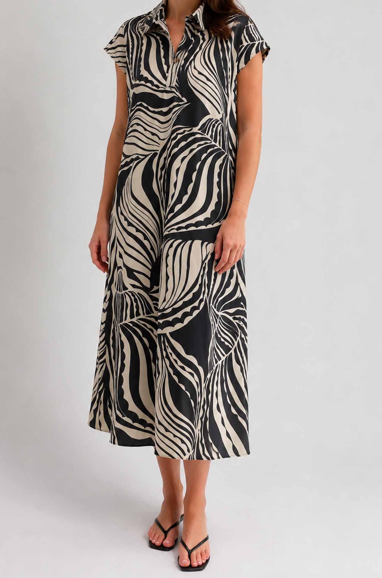 Joseph Ribkoff - Abstract Print Dress