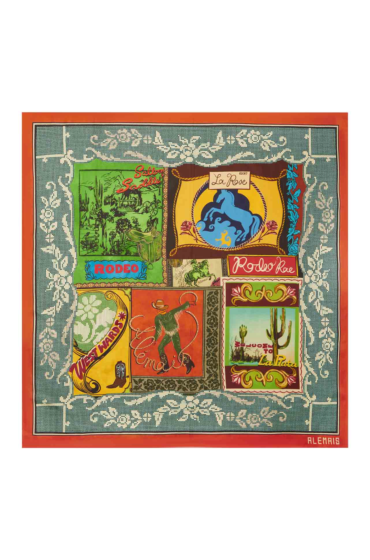 Alèmais - Ace Silk Scarf