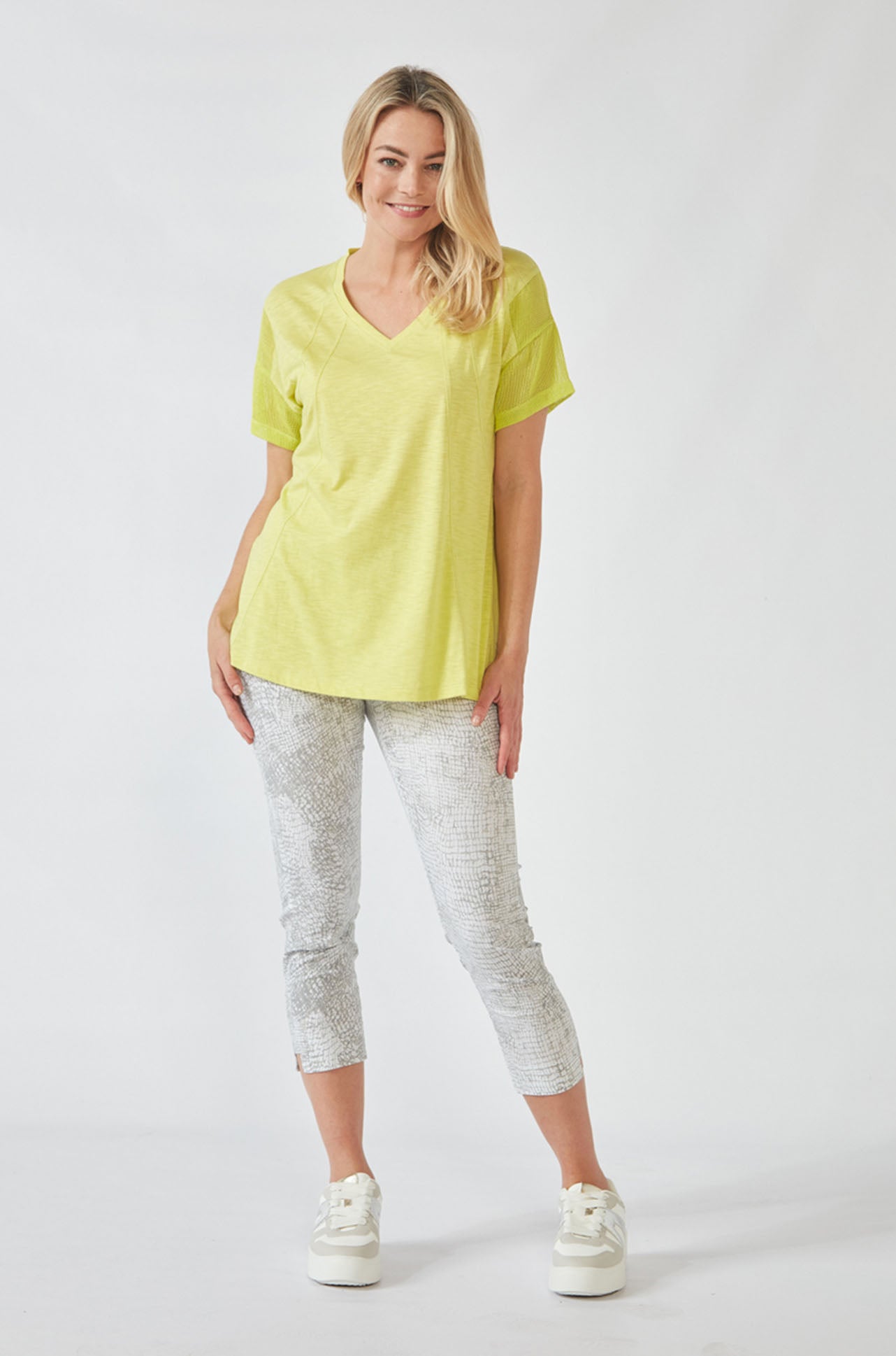 Verge - Acrobat Bay Desiree Pant in Pumice Print