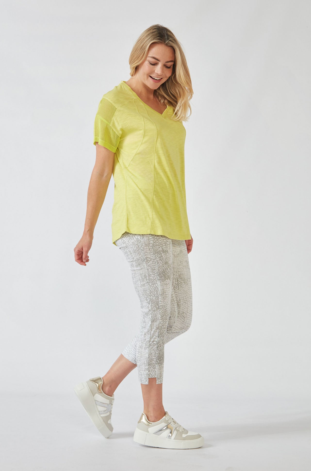 Verge - Acrobat Bay Desiree Pant in Pumice Print
