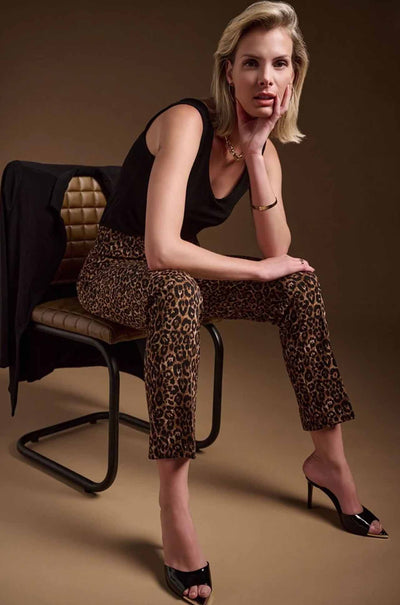 Joseph Ribkoff - Silky Knit Animal Print Pull-On Pants