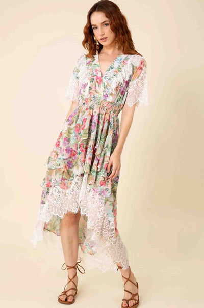 Hale Bob - Annabelle S/S Tiered Dress