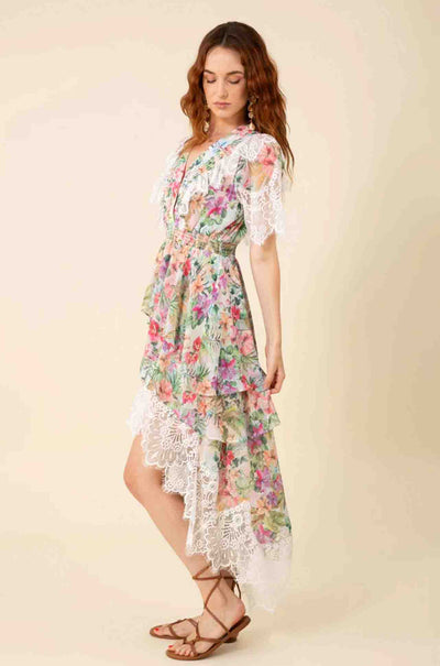 Hale Bob - Annabelle S/S Tiered Dress