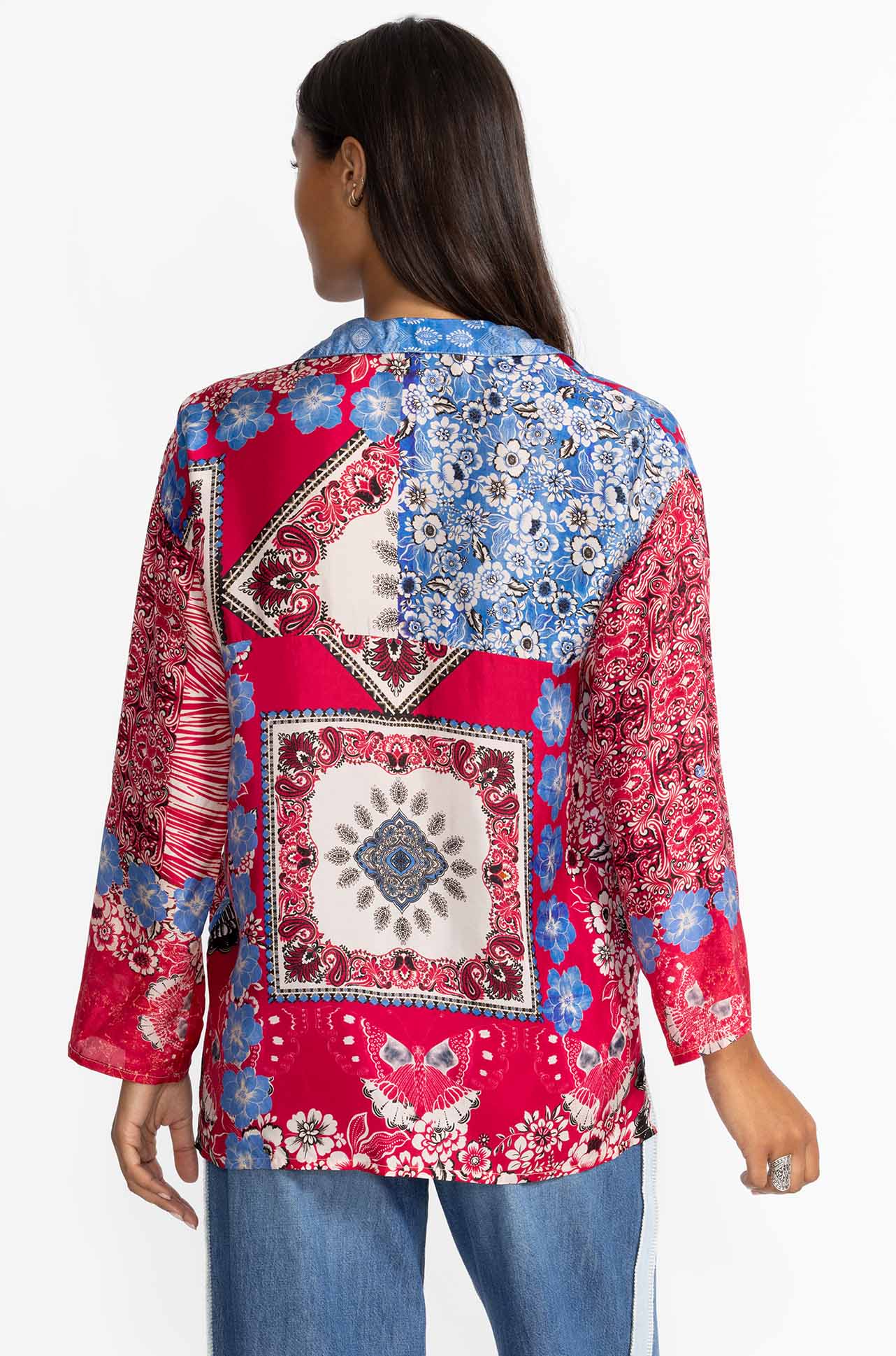Johnny Was - Arend Tunic in Mayborn Scarf Print