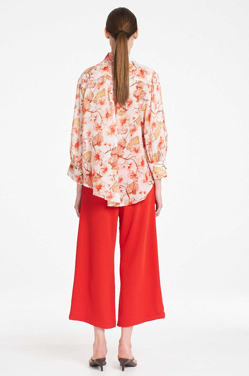Mela Purdie - Atrium Top in Herbarium Linen Voile