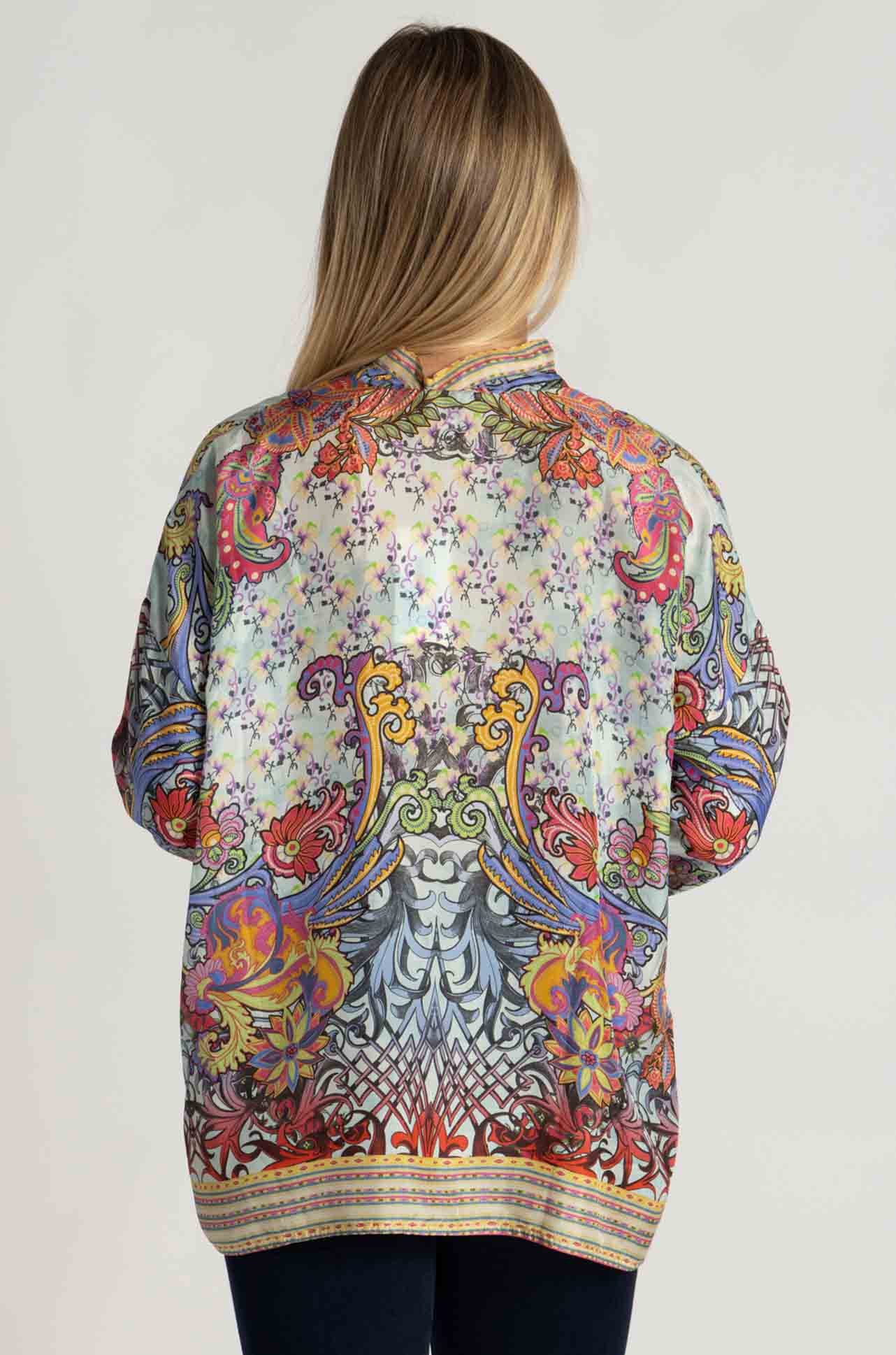 Johnny Was - Audrey Oversized Blouse in Akai