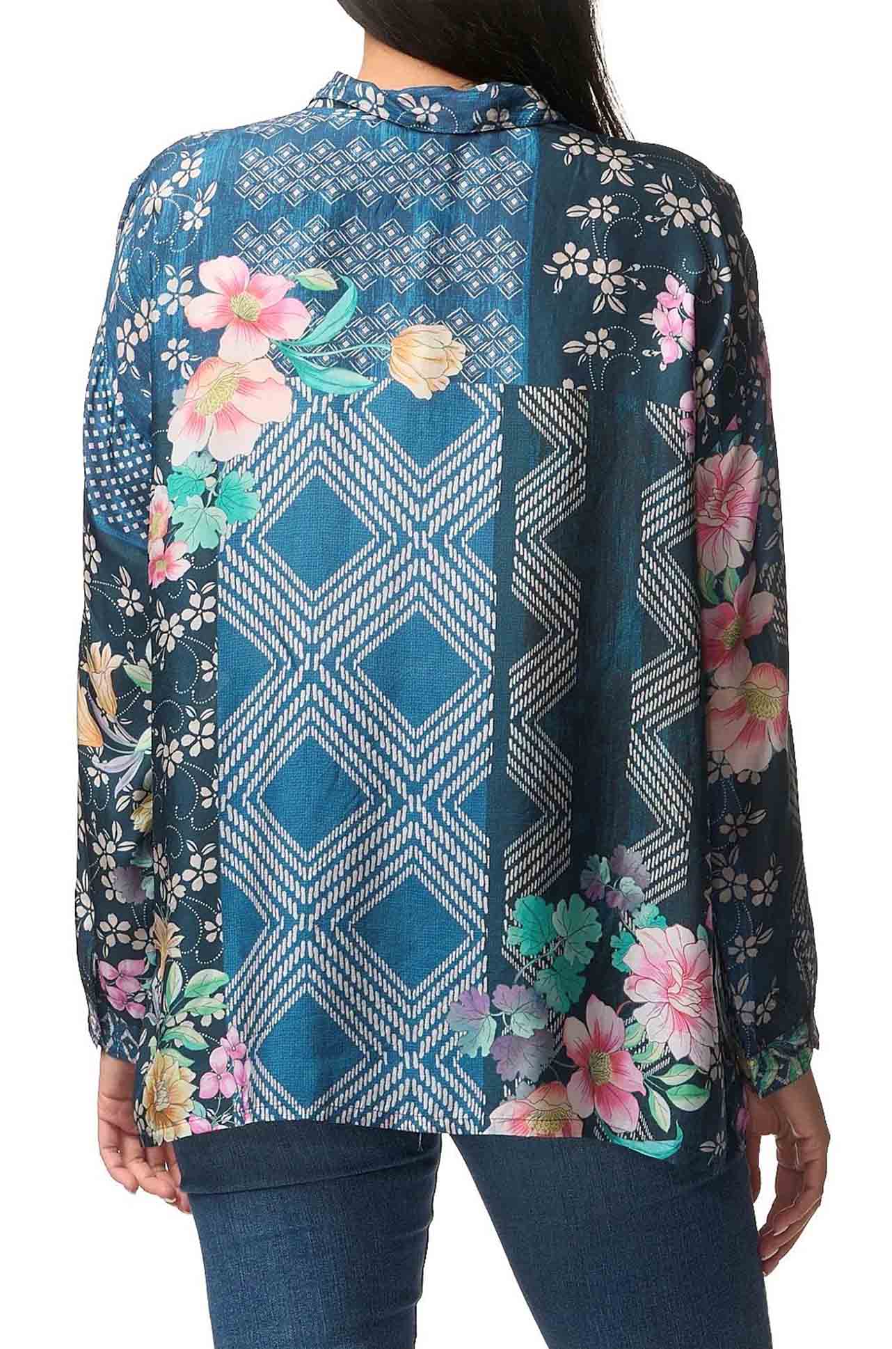 Johnny Was - The Audrey Oversized Blouse in Tandiz