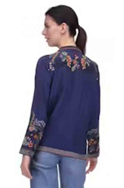 Johnny Was - The Audrey Oversized Embroidered Blouse