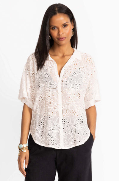 Johnny Was - The Audrey Short Sleeve Shirt in Mariposa