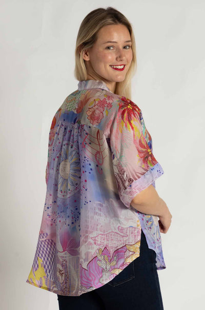 Johnny Was - The Audrey Short Sleeve Shirt in Cindy