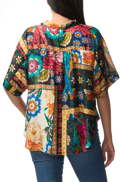 Johnny Was - The Audrey Short Sleeve Shirt in Eirene