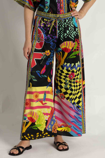 Johnny Was - Axelle Wide Leg Pant in Jenny