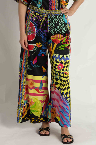 Johnny Was - Axelle Wide Leg Pant in Jenny
