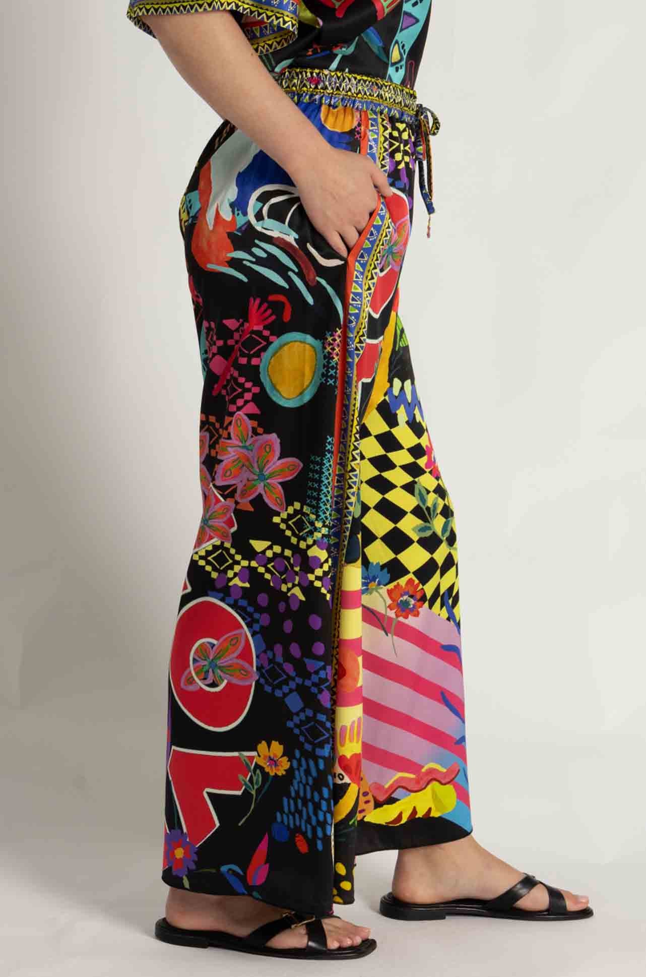 Johnny Was - Axelle Wide Leg Pant in Jenny