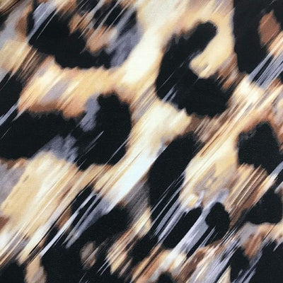 Mela Purdie - Frill Neck Tank in Blurr Print Silk